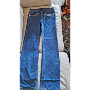 CHRISTINE‎ ALEXANDER-"SWAROVSKI CRYSTALS"-LOTS OF BEAUTIFUL BLING JEANS-SZ 6
